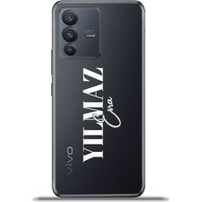 Cupcase Vivo V23 5g Kılıf Silikon Esnek Kamera Koruma Kişiye Özel - Vogue Isim