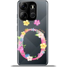 Cupcase Tecno Spark Go 2023 Kılıf Esnek Silikon Kamera Koruma Kişiye Özel Harfler Kai - Ö Harfi