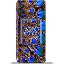 Cupcase Vivo V23 5g Kılıf Silikon Esnek Kamera Koruma Kişiye Özel Isim - Tavus Tuyu