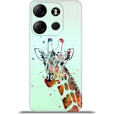 Cupcase Tecno Spark Go 2023 Kılıf Esnek Silikon Kamera Koruma 4K Desenli Özel Tasarım - Graffeart