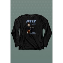 Kendim Seçtim Hip Hop Harajuku Kanji Japon Kız Japan Girl Uzun Kollu Tişört Baskılı T-Shirt