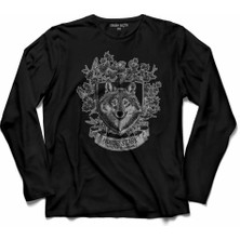 Kendim Seçtim Game Of Thrones The Kıng And The Whıte Wolf Uzun Kollu Tişört