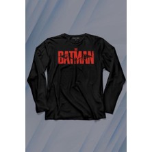Kendim Seçtim Batman Robin Joker Gothem Logo Marvel Dc Film Movie Uzun Kollu Tişört Baskılı T-Shirt