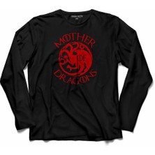 Kendim Seçtim Game Of Thrones Mother Of Dragons 3 Uzun Kollu Tişört