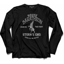 Kendim Seçtim Game Of Thrones House Baratheon Ours Is The Fury 3 Kollu Tişört