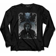 Kendim Seçtim Game Of Thrones Jon Snow Wolf Nıght Watch 2 Uzun Kollu Tişört