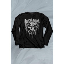 Kendim Seçtim Brock Lesnar Logo Wwe Ufc Amerikan Güreşi Spor Uzun Kollu Tişört Baskılı T-Shirt