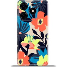 Cupcase Tecno Spark 10 Pro Kılıf Esnek Silikon Kamera Koruma 4K Desenli Özel Tasarım - Soyut Orman