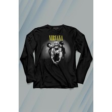 Kendim Seçtim Nirvana Grunge Punk Rock 90S 90LAR Kurt Cobain Müzik Uzun Kollu Tişört Baskılı T-Shirt