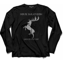 Kendim Seçtim Game Of Thrones House Baratheon Ours Is The Fury 2 Kollu Tişört