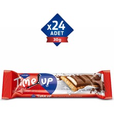 Çizmeci Time  Time Up Sütlü Kremalı Çikolatalı Bisküvi 30 gr 24 Adet (1 Kutu)