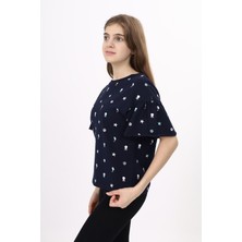 Toontoy Kids Toontoy Kız Çocuk Baskılı Tişört