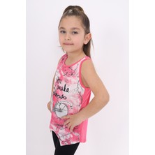 Toontoy Kids Toontoy Kız Çocuk Bisiklet Baskılı Atlet