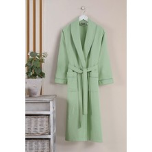 Varol Dama Serisi Şal Yaka Pike Bornoz Sabahlık