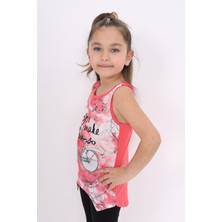 Toontoy Kids Toontoy Kız Çocuk Bisiklet Baskılı Atlet