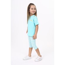 Toontoy Kids Toontoy Kız Çocuk Baskılı Kaprili Takım