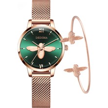 Sporter Women's Bracelet Watch 3D Little Bee Fashion Watch (Yurt Dışından)