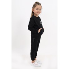 Toontoy Kids Toontoy Kız Çocuk Nakışlı Eşofman Takım