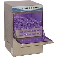 Inoksan INO-BYM042T Bardak Yıkama Makinası, 600-800 Bardak/h, Tahliye ve Parlatıcı Pompalı