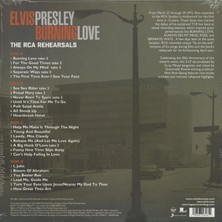 Elvis Presley- Burning Love- The Rca Rehearsals - Plak