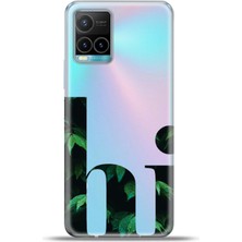Cupcase Vivo Y21S Kılıf Esnek Silikon Kamera Koruma 4K Desenli Özel Tasarım - Hi