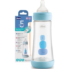 Chicco Perfect5 Antikolik Pp Hızlı Akış Biberon 300 ml - Mavi