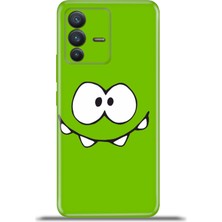 Cupcase Vivo V23 5g Kılıf Esnek Silikon Kamera Koruma 4K Desenli Özel Tasarım - Şimarik
