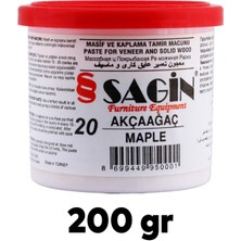 Badem10 Çok Amaçlı Ahşap Parke Masa Sehpa Çizik Çok Amaçlı Tamir Dolgu Macunu Akçaağaç 200 Gr