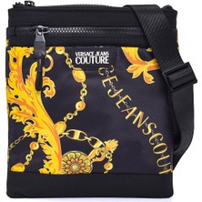 Versace Jeans Couture Slikon Fermuar Tepeli Erkek Omuz Çantası