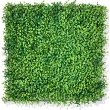 U.v Dayanımlı Yapay Şimşir Bitki Duvar Kaplama 50X50 cm Yeşil