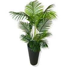 Areka 150 cm 12 Yaprak Yapay Ağaç 56X30X20 Antrasit Kumsal Saksı