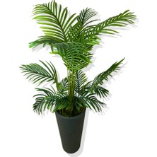 Areka 150 cm 12 Yaprak Yapay Ağaç 56X30X20 Antrasit Kumsal Saksı