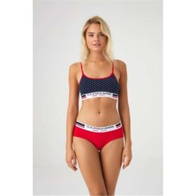 U.S. Polo Assn. 66252 Kadın Büstiyer Şort Takım