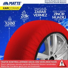 Matte Kar Çorabı Active Series Kırmızı Medium