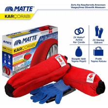 Matte Kar Çorabı Active Series Kırmızı X-Large