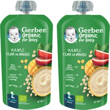 Gerber  Yulaflı Elma ve Mango Püresi 110G  x 2 Adet