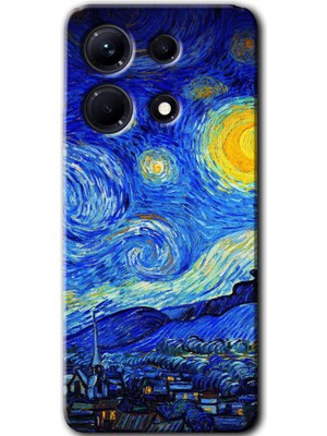 Gramaphone Infinix Note 30 Kılıf Hd Desen Baskılı Arka Kapak - Starry Night