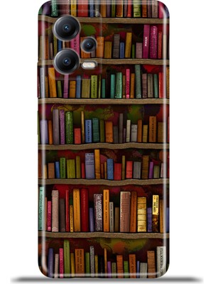 Cupcase Xiaomi Redmi Note 12 5g Kılıf Esnek Silikon Kamera Koruma 4K Desenli Özel Tasarım - Kütüphane