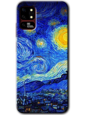 Gramaphone Reeder S19 Max Kılıf Hd Desen Baskılı Arka Kapak - Starry Night