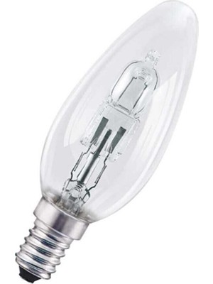 Lightson Mum Ampul Şeffaf E14 Duy Halojenli 20/25W Sarı Işık Dimmerlenebilir 10 Adet