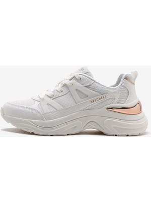 Skechers Hazel - Faye Kadın Beyaz Sneakers 177576 Wht