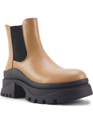 Butigo 23K-406 3pr Camel Kadın Chelsea Bot