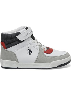 U.S. Polo Assn. Clıne Hı 3pr Beyaz Erkek Çocuk High Sneaker