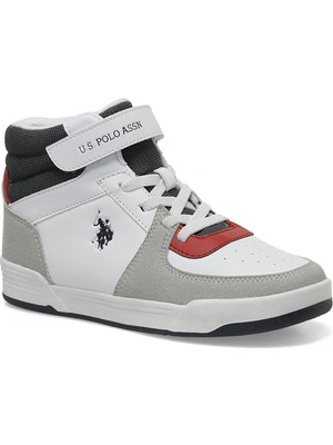 U.S. Polo Assn. Clıne Hı 3pr Beyaz Erkek Çocuk High Sneaker