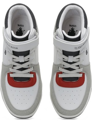 U.S. Polo Assn. Clıne Hı 3pr Beyaz Erkek Çocuk High Sneaker