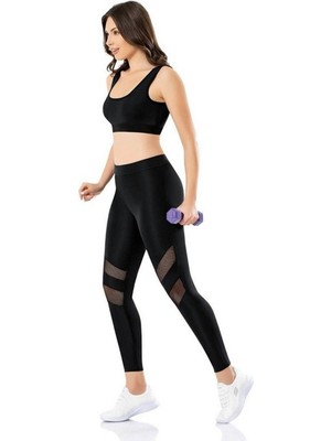 Kota Kota 4507 Kadın Dalgıç Sporcu Taytlı Takım Siyah