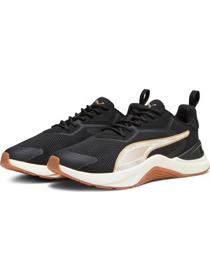 Puma Kadın Puma Black-Warm White-Puma Gold Puma Infusion Premium Wn S Siyah Kadın Yürüyüş Ayakkabısı