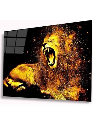 Bay Çağrı Aslan Cam Tablo 4mm Dayanıklı Temperli Cam