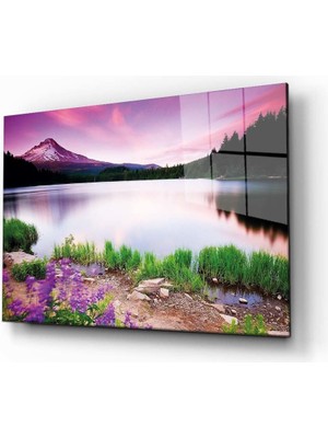 Bay Çağrı Doğa Manzara Cam Tablo 4mm Dayanıklı Temperli Cam