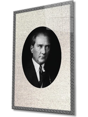 Bay Çağrı Atatürk Cam Tablo 4 mm Dayanıklı Temperli Cam